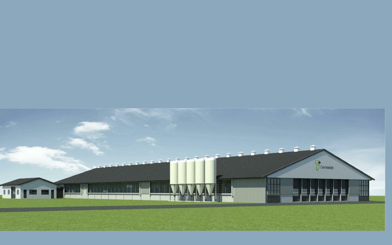 Robotized dairy farm design, East Asia